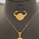 ⁦نصف طقم ذهب عيار 21 الوزن 8.56 جرام⁩ - الصورة ⁦3⁩