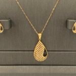 ⁦نصف طقم ذهب عيار 21 الوزن 3.87 جرام⁩ - الصورة ⁦3⁩