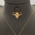 ⁦نصف طقم ذهب عيار 21 وزن 5.50 جرام لمناسباتك الراقية⁩ - الصورة ⁦3⁩