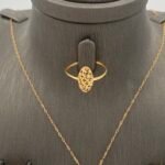 ⁦نصف طقم ذهب عيار 21 الوزن 4.33 جرام⁩ - الصورة ⁦5⁩