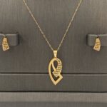 ⁦نصف طقم ذهب عيار 21 الوزن 3.70 جرام⁩ - الصورة ⁦2⁩