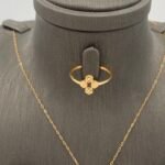 ⁦نصف طقم ذهب عيار 21 الوزن 4.05 جرام⁩ - الصورة ⁦5⁩