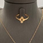 ⁦نصف طقم ذهب عيار 21 الوزن 3.75 جرام⁩ - الصورة ⁦4⁩