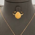 ⁦نصف طقم ذهب عيار 21 الوزن 5.86 جرام⁩ - الصورة ⁦3⁩