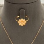 ⁦نصف طقم ذهب عيار 21 الوزن 4.20 جرام⁩ - الصورة ⁦2⁩