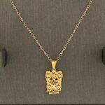 ⁦نصف طقم ذهب عيار 21 الوزن 3.21 جرام⁩ - الصورة ⁦2⁩