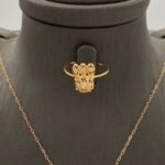 ⁦نصف طقم ذهب عيار 21 الوزن 3.21 جرام⁩ - الصورة ⁦4⁩