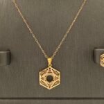 ⁦نصف طقم ذهب عيار 21 الوزن 3 جرام⁩ - الصورة ⁦3⁩