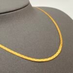 ⁦عقد فلات ذهب عيار 21 الوزن 6.19 جرام⁩ - الصورة ⁦3⁩