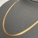 ⁦عقد فلات ذهب عيار 18 الوزن 6.38جرام⁩ - الصورة ⁦3⁩