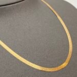 ⁦عقد فلات ذهب عيار 18 الوزن 6.38جرام⁩ - الصورة ⁦4⁩