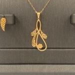 ⁦نصف طقم ذهب عيار 21 الوزن 4.57 جرام⁩ - الصورة ⁦3⁩