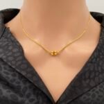 عقد ذهب عيار 21 الوزن 2.00 جرام