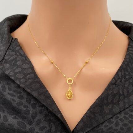 عقد ذهب عيار 21 الوزن 1.77 جرام