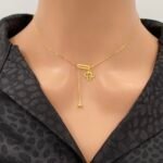 عقد ذهب عيار 21 الوزن 1.50 جرام