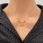 عقد ذهب عيار 21 الوزن 2.04 جرام