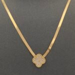 ⁦عقد فلات ذهب عيار 18 الوزن 5.52 جرام⁩ - الصورة ⁦2⁩