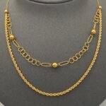 ⁦عقد ذهب عيار 18 الوزن 4.75 جرام⁩ - الصورة ⁦3⁩