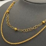 ⁦عقد ذهب عيار 18 الوزن 4.75 جرام⁩ - الصورة ⁦4⁩