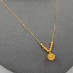 ⁦عقد ذهب عيار 21 الوزن 2.04 جرام⁩ - الصورة ⁦4⁩