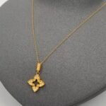 ⁦عقد ذهب عيار 21 وزن 1.95 جرام أناقة مميزة⁩ - الصورة ⁦3⁩