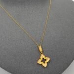 ⁦عقد ذهب عيار 21 وزن 1.95 جرام أناقة مميزة⁩ - الصورة ⁦4⁩