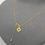 ⁦عقد ذهب عيار 21 الوزن 1.50 جرام⁩ - الصورة ⁦3⁩