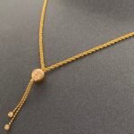 ⁦عقد ذهب عيار 21 الوزن 2.55 جرام⁩ - الصورة ⁦4⁩