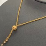 ⁦عقد ذهب عيار 21 الوزن 2.87 جرام⁩ - الصورة ⁦3⁩