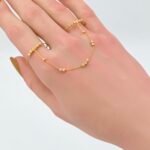 ⁦كف اوتار ذهب عيار 21 الوزن 2.10 جرام⁩ - الصورة ⁦2⁩