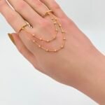 ⁦كف اوتار ذهب عيار 21 الوزن 2.99 جرام⁩ - الصورة ⁦2⁩