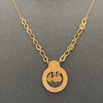 ⁦عقد ذهب عيار 21 الوزن 1.10 جرام⁩ - الصورة ⁦2⁩