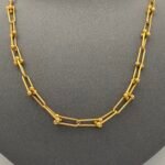 ⁦عقد ذهب عيار 21 الوزن 10.79 جرام⁩ - الصورة ⁦2⁩