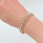 ⁦اسواره مكس ذهب عيار 18 الوزن 3.71 جرام⁩ - الصورة ⁦2⁩