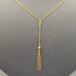 ⁦عقد ذهب عيار 21 الوزن 1.15 جرام⁩ - الصورة ⁦4⁩