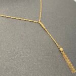 ⁦عقد ذهب عيار 21 الوزن 1.15 جرام⁩ - الصورة ⁦3⁩