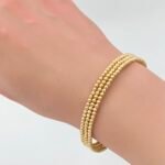 ⁦اسواره ذهب عيار 18 الوزن 3.32 جرام⁩ - الصورة ⁦3⁩