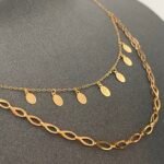 ⁦عقد ذهب عيار 21 الوزن 1.33 جرام⁩ - الصورة ⁦4⁩