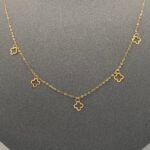 ⁦عقد ذهب عيار 21 الوزن 0.45 جرام⁩ - الصورة ⁦2⁩