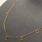 ⁦عقد ذهب عيار 21 الوزن 0.45 جرام⁩ - الصورة ⁦3⁩