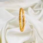 غويشه ذهب عيار 21 الوزن 3.71 جرام