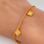 ⁦اسواره ذهب عيار 21 الوزن 3.06 جرام⁩ - الصورة ⁦2⁩