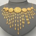 ⁦خناق كرسي جابر ذهب عيار 21 الوزن 9.60 جرام⁩ - الصورة ⁦4⁩