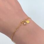 ⁦كف ذهب عيار 21 الوزن 3.46 جرام⁩ - الصورة ⁦3⁩