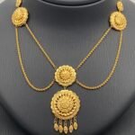 ⁦طقم ذهب عيار 21 الوزن 9 جرام⁩ - الصورة ⁦2⁩