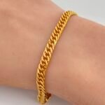 ⁦اسواره ذهب عيار 21 الوزن 4.37 جرام⁩ - الصورة ⁦2⁩