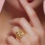 ⁦خاتم ذهب عيار 21 الوزن 2.66 جرام⁩ - الصورة ⁦2⁩