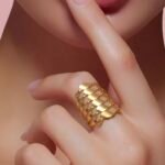⁦خاتم ذهب عيار 21 الوزن 2.91 جراى⁩ - الصورة ⁦2⁩