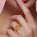 ⁦خاتم ذهب عيار 21 الوزن 2.57 جرام فخامة ناعمة تمنحك حضورًا لافتًا⁩ - الصورة ⁦2⁩