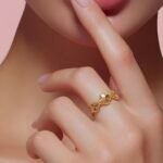 ⁦خاتم ذهب عيار 21 الوزن 1.35 جرام⁩ - الصورة ⁦2⁩